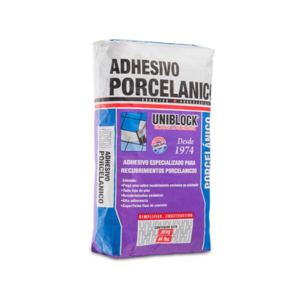 Adhesivo Porcelanico